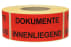 Warnetiketten aus Papier