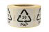 Hinweisetiketten mit Recycling Code, selbstklebend 