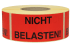 Warnetiketten aus Papier