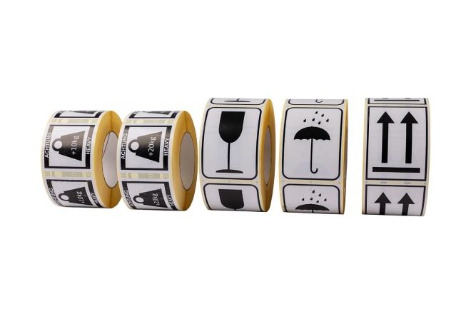 Hinweisetiketten aus Papier