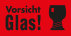 Warnetiketten aus Papier