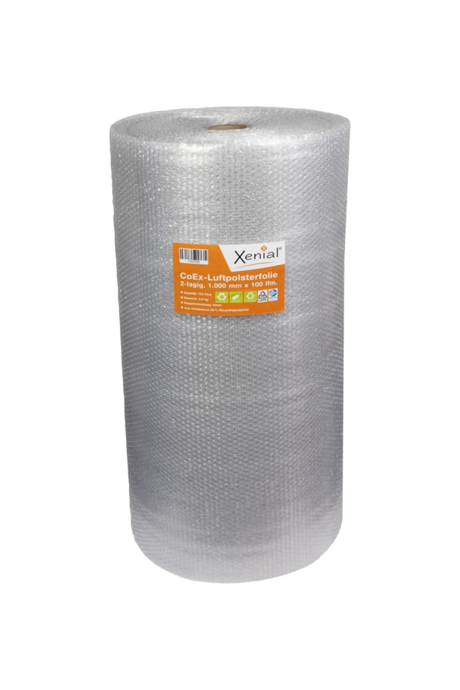 Xenial CoEx Recycling Luftpolsterfolie 2-lagig, 50 µ