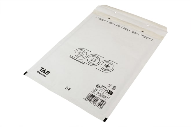 Luftpolster-Versandtasche, weiß