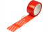 PET-Sicherheitssiegelband, rot, 49 µ