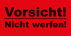 Warnetiketten aus Papier Warnetiketten aus Papier