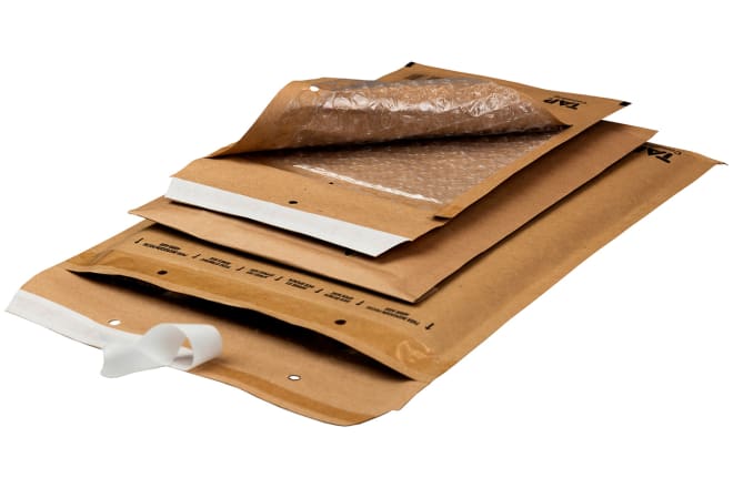 Luftpolster-Versandtasche, braun