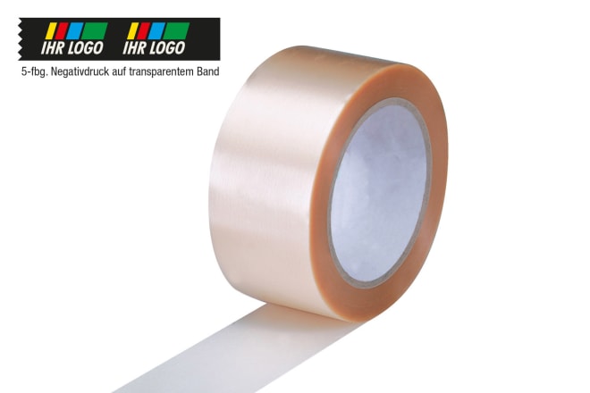 PP-Klebeband, 5-farbig Negativdruck, 48 µ