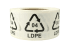 Hinweisetiketten mit Recycling Code, selbstklebend 
