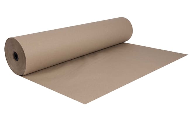 Schrenzpapier auf der Secare-Rolle