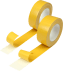Doppelseitiges Klebeband, Messeklebeband