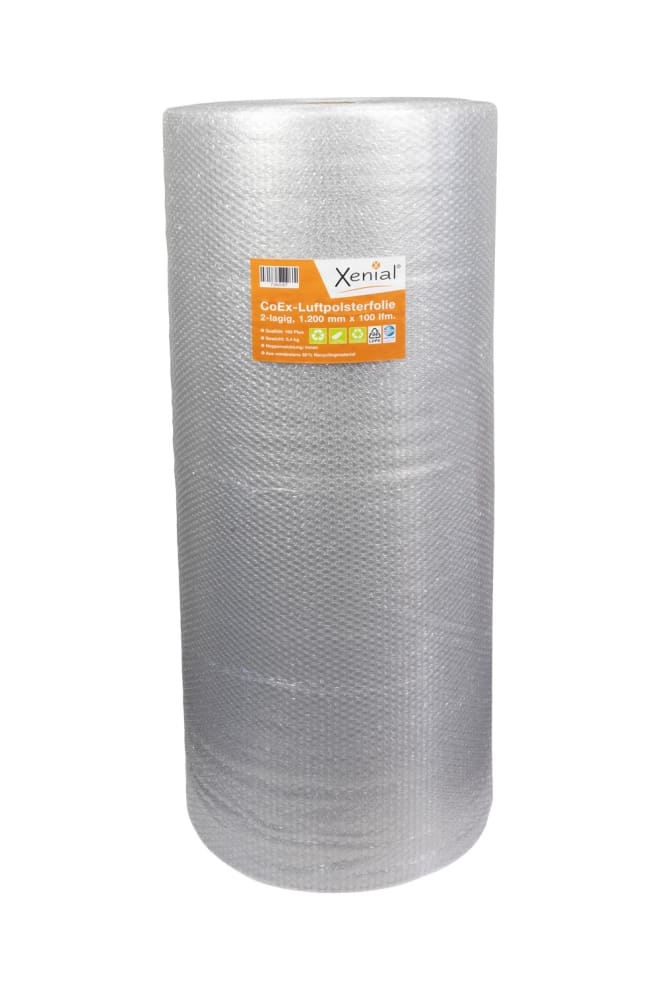 Xenial CoEx Recycling Luftpolsterfolie 2-lagig, 50 µ