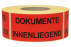 Warnetiketten aus Papier