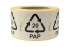 Hinweisetiketten mit Recycling Code, selbstklebend 