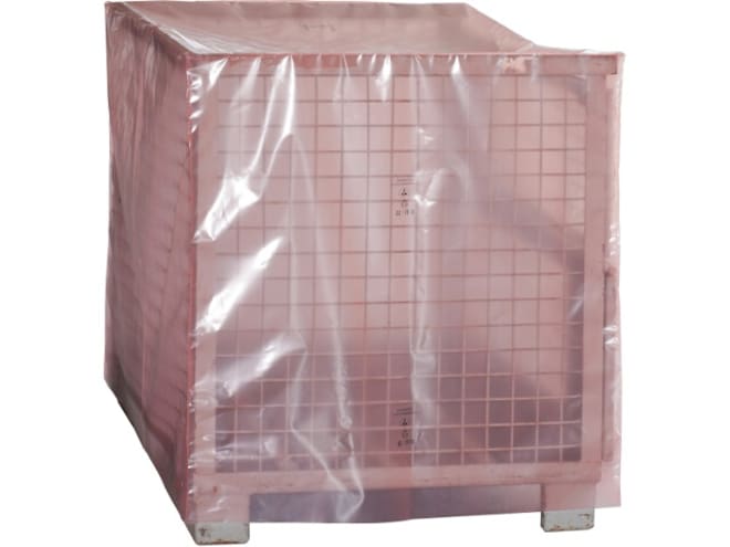 Permastat® Seitenfaltenhaube, antistatisch, rosa, 150 µ