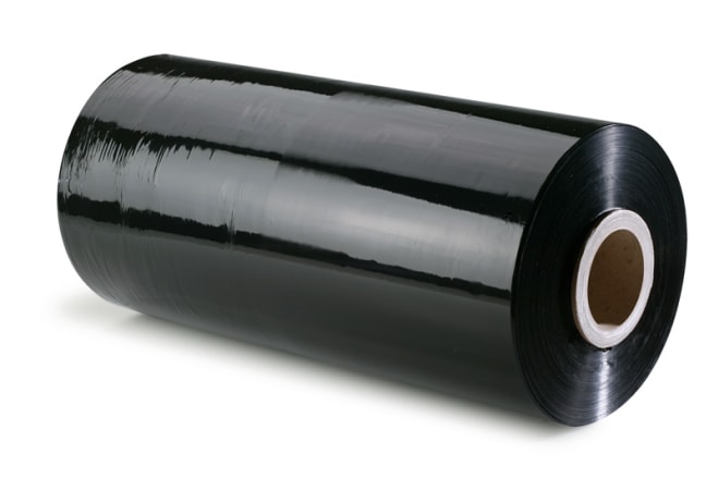 Maschinenstretchfolie, schwarz, 23 µ