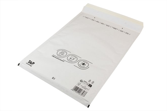 Luftpolster-Versandtasche, weiß