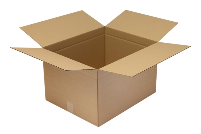 Wellpapp-Faltkarton 1-wellig von 500 - 599 mm Länge