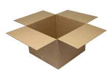 Wellpapp-Faltkarton 2-wellig, braun, Qual. 2.30, 5012305