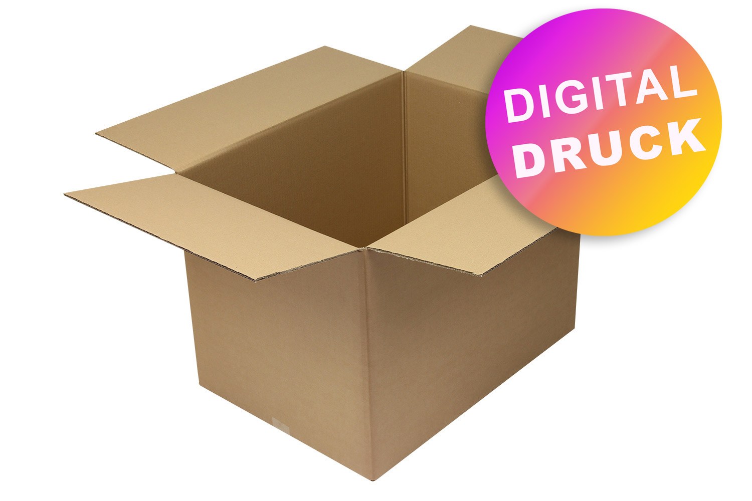 Wellpapp-Faltkarton 2-wellig 700 - 999 mm Länge - bedruckt