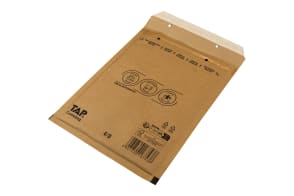 Luftpolster-Versandtasche, braun, SK-Verschluss, DIN C5, 6130113