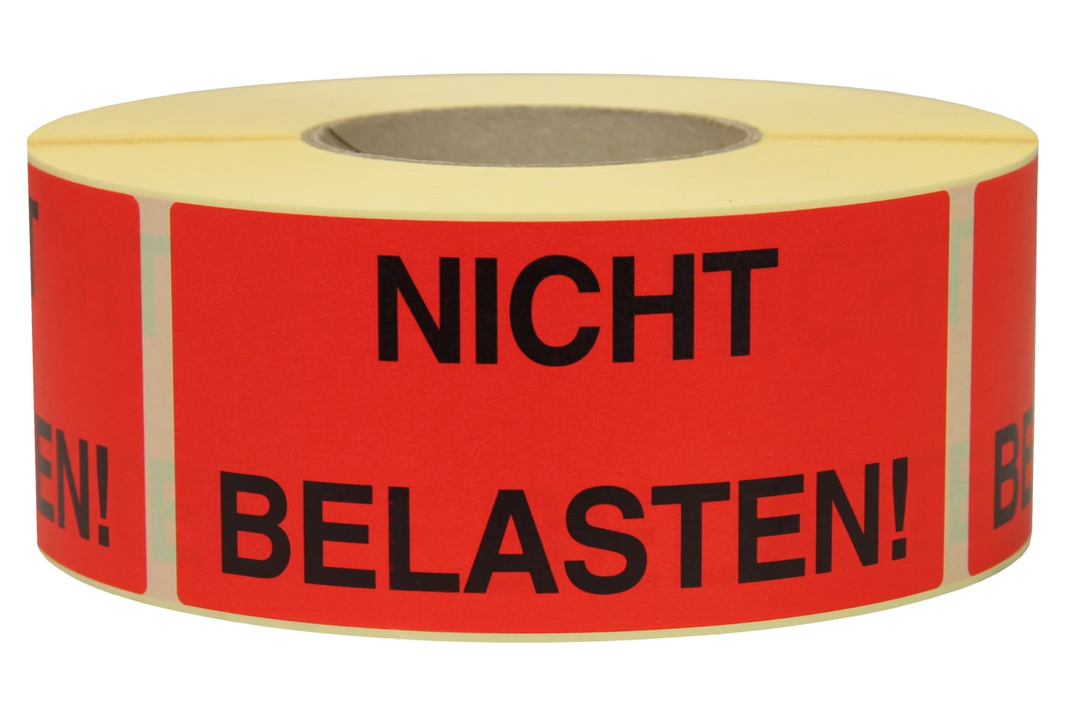 Warnetiketten aus Papier