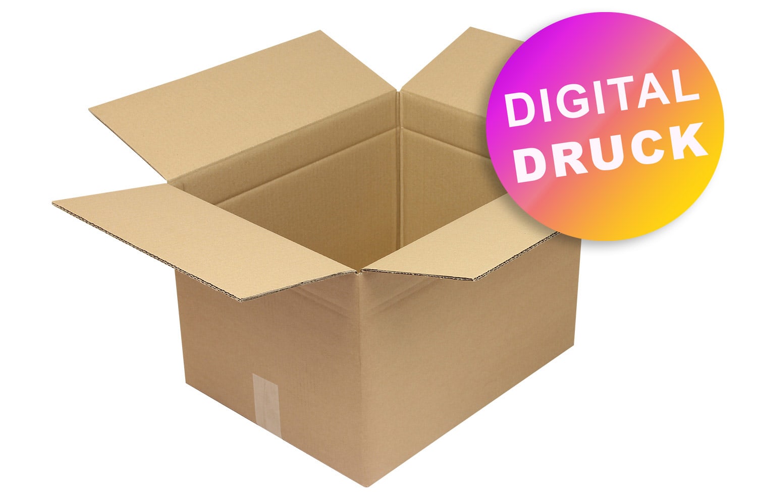 Wellpapp-Faltkarton 2-wellig 400 - 499 mm Länge - bedruckt