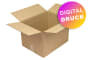 Wellpapp-Faltkarton 2-wellig, braun, Qual. 2.30 - bedruckt