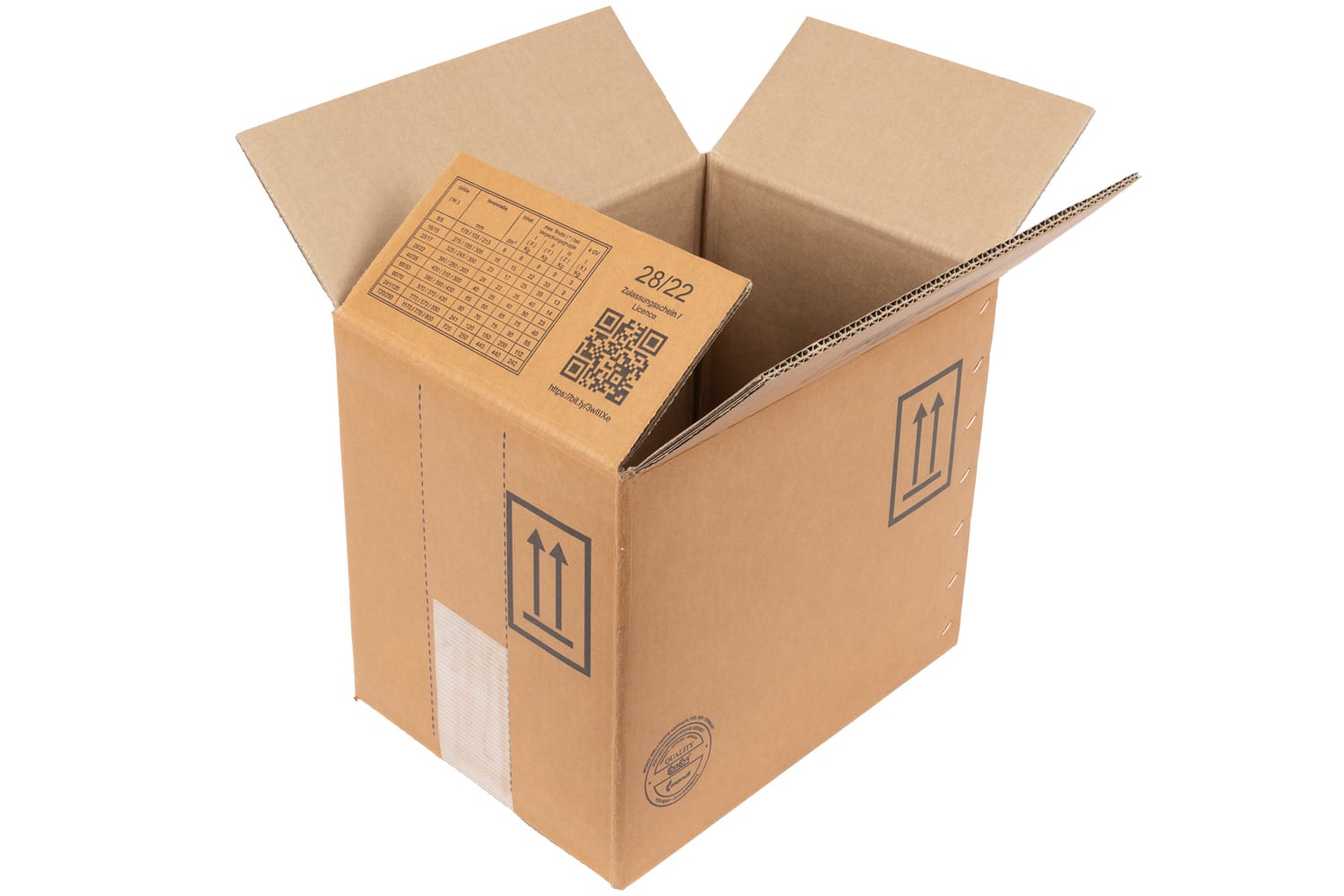 Gefahrgutkarton, 4-fach Zulassung