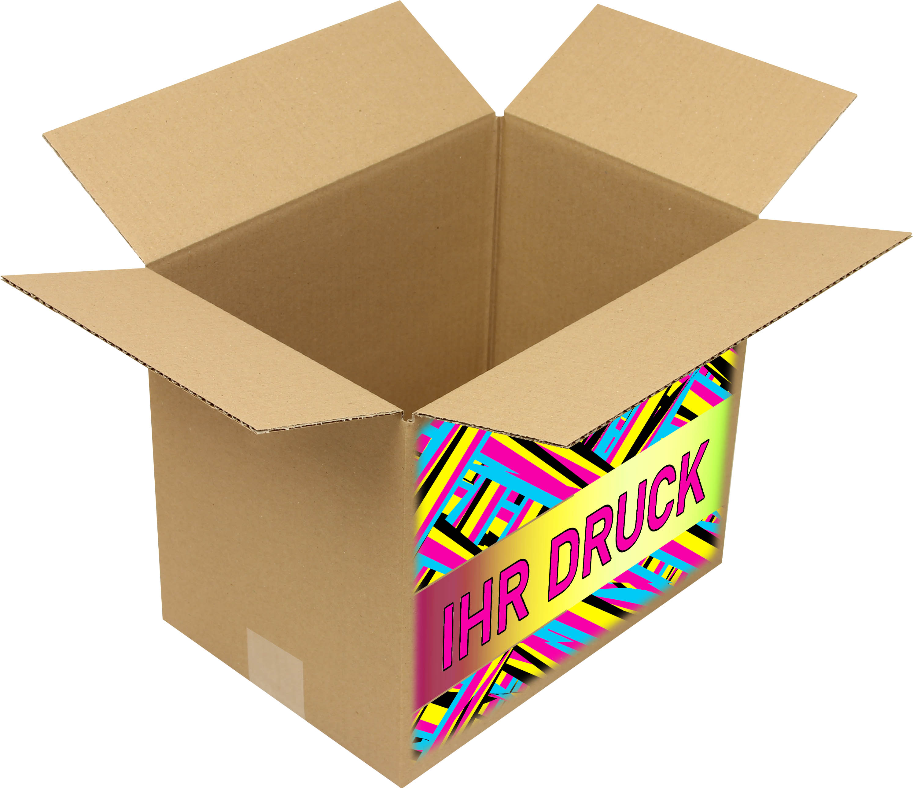 Wellpapp-Faltkarton 2-wellig 700 - 999 mm Länge - bedruckt