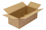 Wellpapp-Faltkarton 2-wellig, Modulkarton, braun, Qual. 2.31 Wellpapp-Faltkarton 2-wellig, Modulkarton, braun, Qual. 2.31
