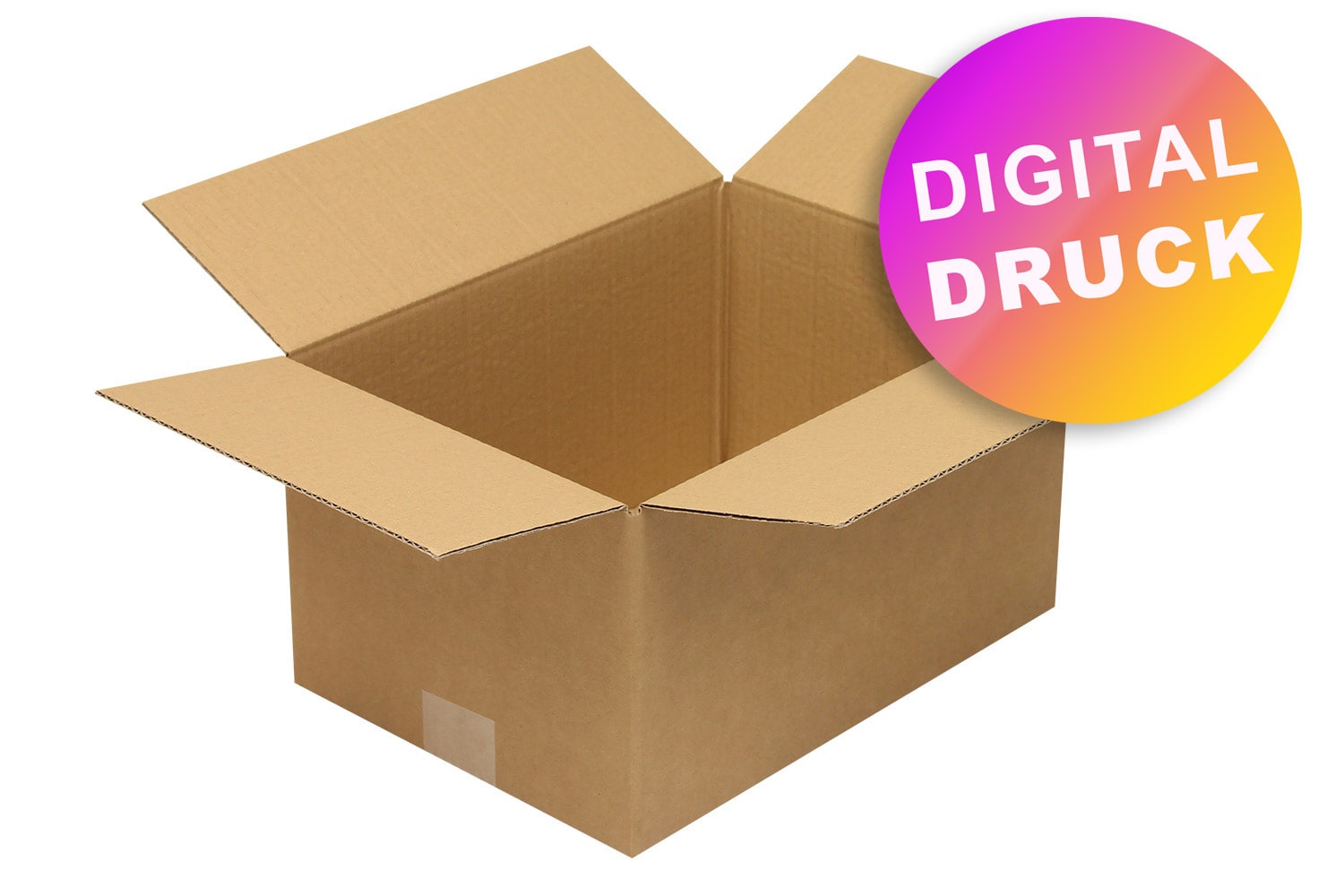 Wellpapp-Faltkarton 1-wellig von 300 - 349 mm Länge - bedruckt