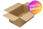 Wellpapp-Faltkarton 1-wellig, braun, Qual. 1.30 - bedruckt