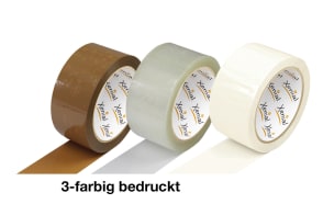 Xenial PP-High-Tack-Klebeband, 3-farbig bedruckt, 63 µ, m5530443