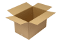 Wellpapp-Faltkarton 2-wellig, Modulkarton, braun, Qual. 2.30 Wellpapp-Faltkarton 2-wellig, Modulkarton, braun, Qual. 2.30