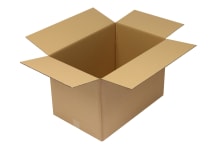 Wellpapp-Faltkarton 2-wellig, Modulkarton, braun, Qual. 2.30, 5012038