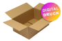 Wellpapp-Faltkarton 2-wellig, braun, Qual. 2.30 - bedruckt Wellpapp-Faltkarton 2-wellig, braun, Qual. 2.30 - bedruckt