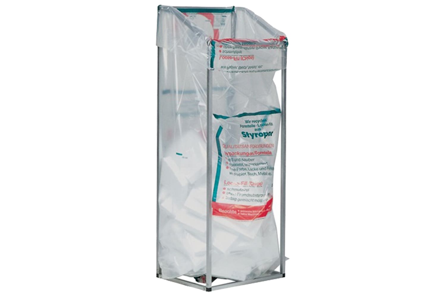 Abfallsammler Vierkantrohr