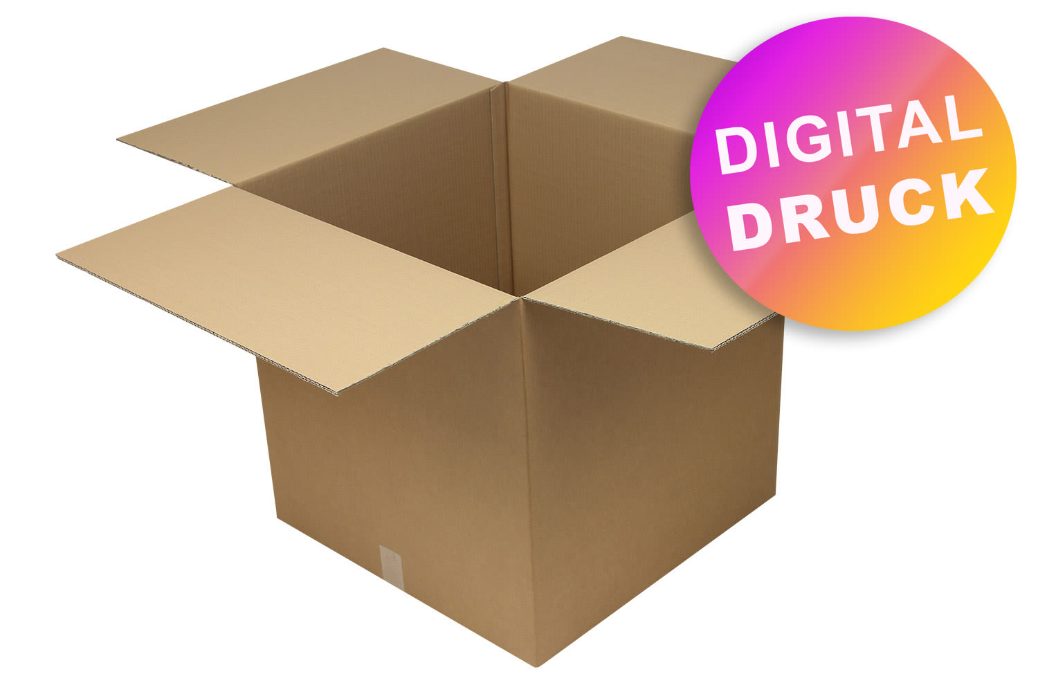 Wellpapp-Faltkarton 2-wellig 600 - 699 mm Länge - bedruckt