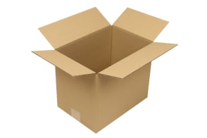 Wellpapp-Faltkarton 1-wellig, braun, Qual. 1.2, DIN A4, 5011817 Wellpapp-Faltkarton 1-wellig, braun, Qual. 1.2, DIN A4, 5011817