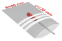 PE-Druckverschlussbeutel mit Beschriftungsfeld, transparent, 50 µ
