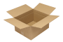 Wellpapp-Faltkarton 1-wellig, braun, Qual. 1.30 Wellpapp-Faltkarton 1-wellig, braun, Qual. 1.30