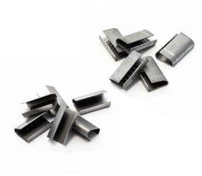 Metallverschlusshülsen für Kunststoffband, m7750038 Metallverschlusshülsen für Kunststoffband, m7750038