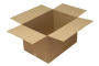 Wellpapp-Faltkarton 1-wellig, braun, Qual. 1.30, DIN A2