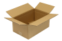 Wellpapp-Faltkarton 2-wellig, Modulkarton, braun, Qual. 2.20 Wellpapp-Faltkarton 2-wellig, Modulkarton, braun, Qual. 2.20