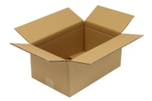 Wellpapp-Faltkarton 2-wellig, Modulkarton, braun, Qual. 2.20, 5012005