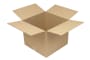 Wellpapp-Faltkarton 1-wellig, Modulkarton,braun, Qual. 1.20