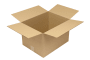Wellpapp-Faltkarton 1-wellig, braun, Qual. 1.30 Wellpapp-Faltkarton 1-wellig, braun, Qual. 1.30
