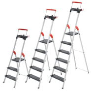 Stufenstehleiter aus Aluminium, m9070915 Stufenstehleiter aus Aluminium, m9070915