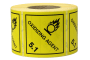 Gefahrgut-Etiketten aus Papier, "Oxidizing Agent", Kl. 5.1
