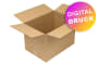 Wellpapp-Faltkarton 1-wellig, braun, Qual. 1.30, DIN A3 - bedruckt